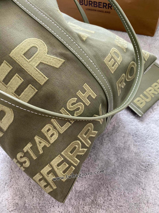 Burberry專門店新款沙灘托特包 巴寶莉帆布購物袋手提包 yxb1136